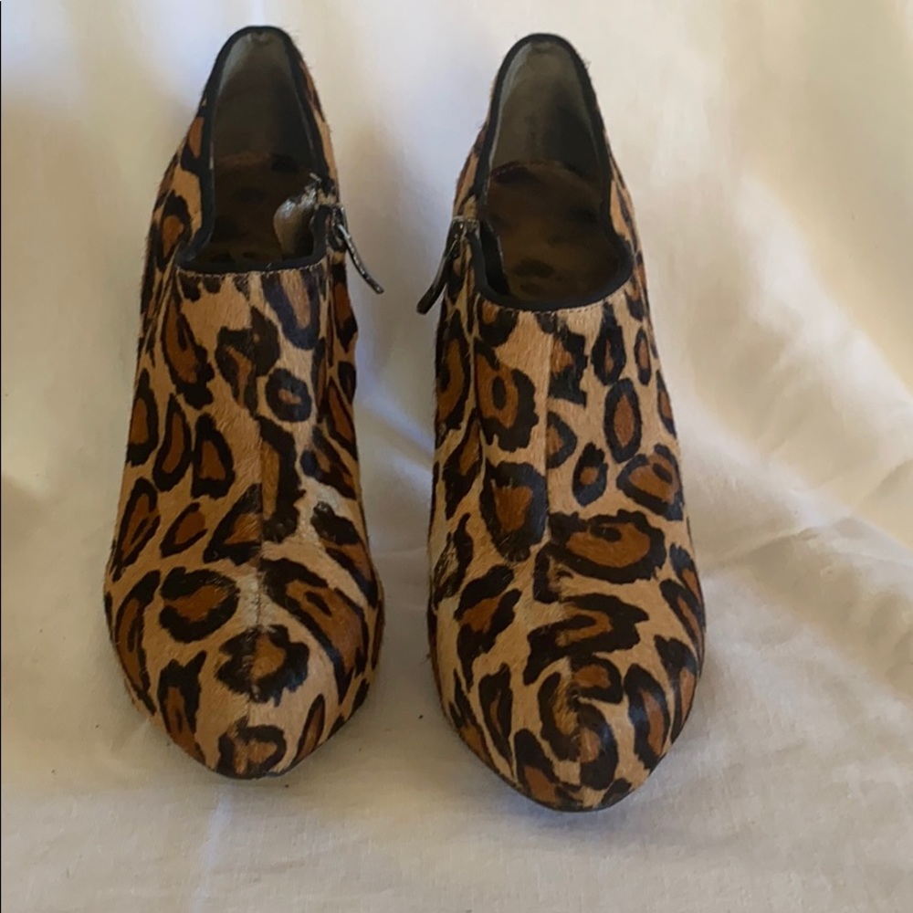 San Edelman leopard booties